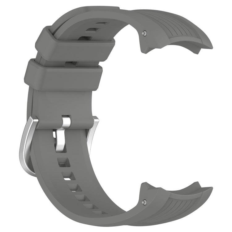 For Amazfit Balance A2286 Vertical Texture Silicone Watch Band(Dark Grey) - Watch Bands by PMC TechLife | Online Shopping South Africa | PMC TechLife