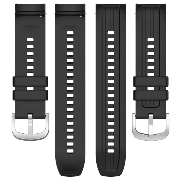 For Amazfit Balance A2286 Vertical Texture Silicone Watch Band(Green) - Watch Bands by PMC TechLife | Online Shopping South Africa | PMC TechLife