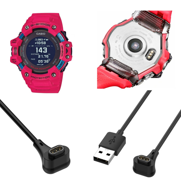 For Casio G-SHOCK / GBD-H1000 Smart Watch Charging Cable, length: 1M(Black) - Charger by PMC TechLife | Online Shopping South Africa | PMC TechLife