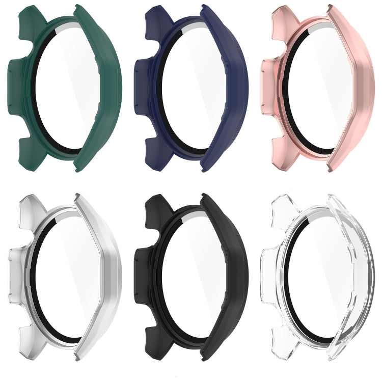 For Huawei Watch GT 4 46mm PC + Tempered Glass Integrated Watch Protective Case with Graduated Dial(Silver) - Watch Cases by PMC TechLife | Online Shopping South Africa | PMC TechLife