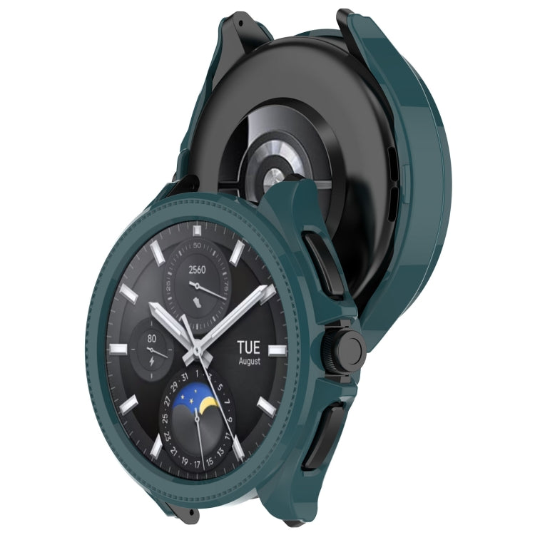 For Xiaomi Watch 2 Pro PC + Tempered Glass Integrated Smart Watch Case(Green) - Watch Cases by PMC TechLife | Online Shopping South Africa | PMC TechLife