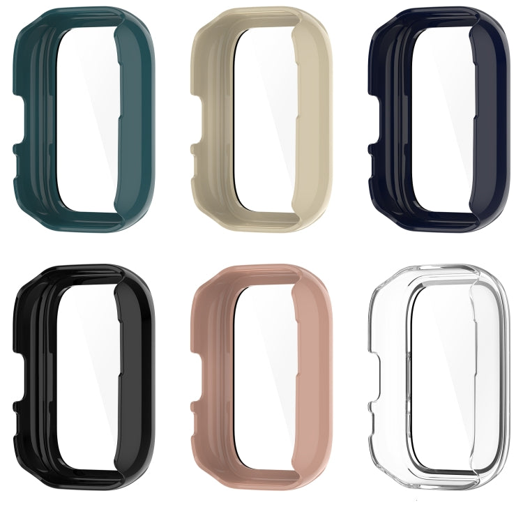 For Amazfit Aactive PC Integrated Tempered Glass Watch Case(Transparent) - Watch Cases by PMC TechLife | Online Shopping South Africa | PMC TechLife
