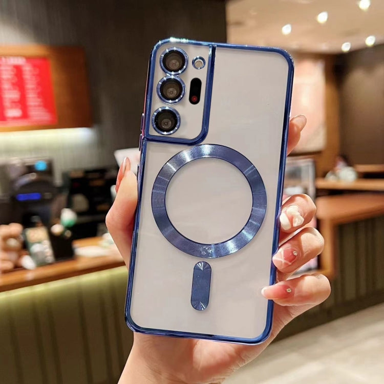 For Samsung Galaxy Note 20 Ultra MagSafe Electroplating TPU Phone Case(Blue) - free shipping - PMC TechLife - Order now!