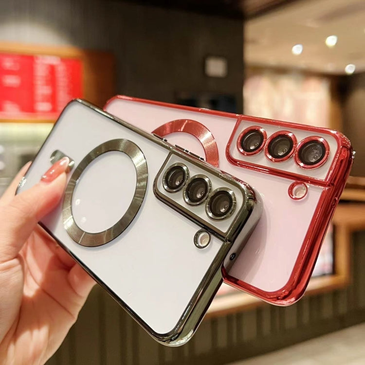 For Samsung Galaxy S22+ 5G MagSafe Electroplating TPU Phone Case(Rose  Gold) - Galaxy S22+ 5G Cases by PMC TechLife | Online Shopping South Africa | PMC TechLife | Buy Now Pay Later Mobicred