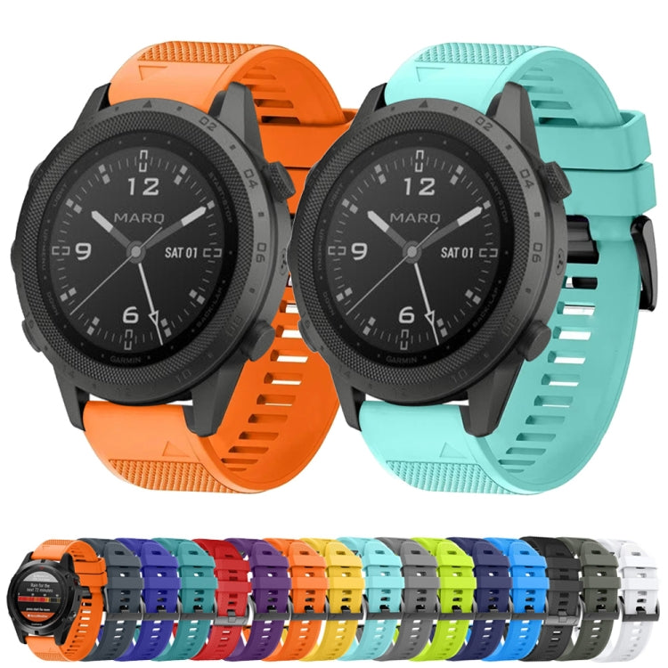Compatible with Garmin MARQ Golfer 22mm Quick Release Silicone Watch Band(Red) - Watch Bands by PMC TechLife | Online Shopping South Africa | PMC TechLife | Buy Now Pay Later Mobicred