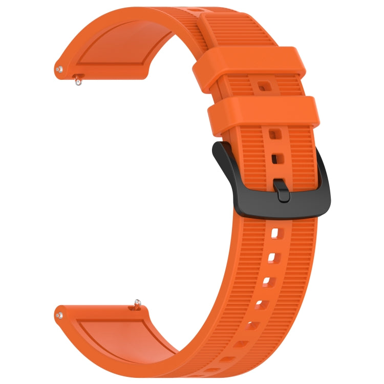 For Huawei Watch 4 Pro 22mm Textured Silicone Solid Color Watch Band(Orange) - free shipping - PMC TechLife - Order now!