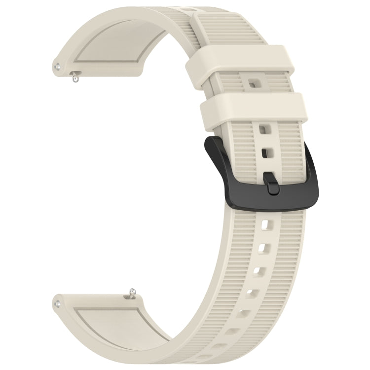 For Huawei Watch 3 22mm Textured Silicone Solid Color Watch Band(Starlight) - Watch Bands by PMC TechLife | Online Shopping South Africa | PMC TechLife
