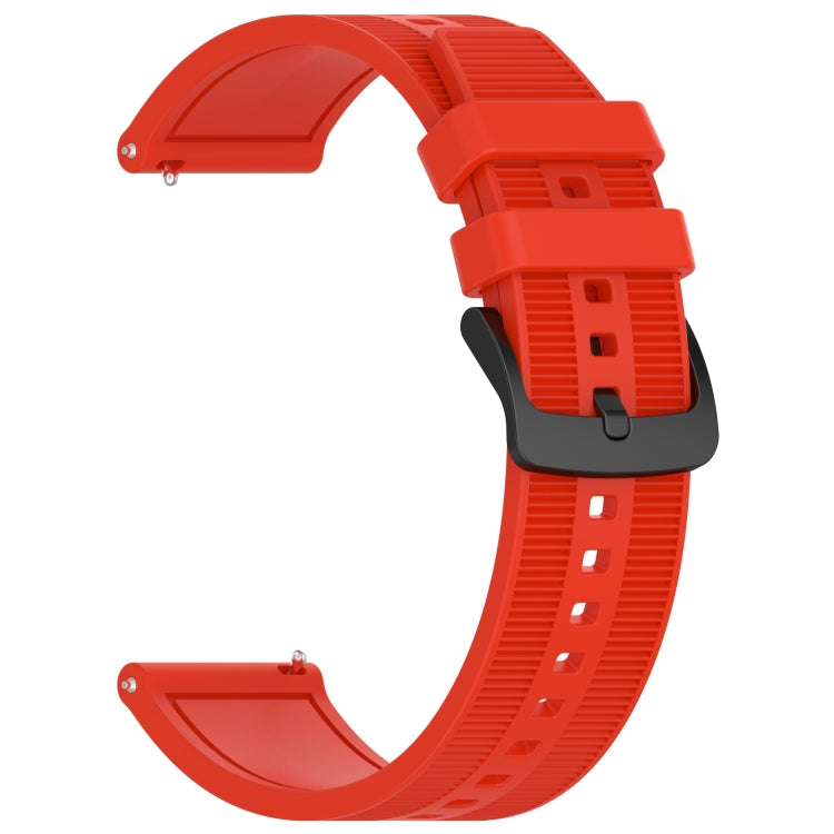 For Huawei Watch GT 2E 22mm Textured Silicone Solid Color Watch Band(Red) - Watch Bands by PMC TechLife | Online Shopping South Africa | PMC TechLife