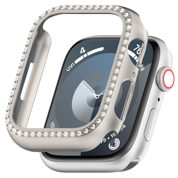 For Apple Watch Series 4 40mm Diamond Hollow PC Watch Case(Starlight) - free shipping - PMC TechLife - Order now!