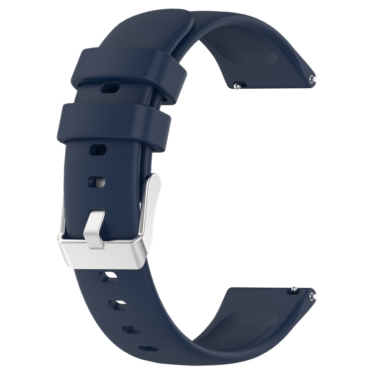 Compatible with Garmin Venu 20mm Smooth Solid Color Silicone Watch Band(Midnight Blue) - free shipping - PMC TechLife - Order now!