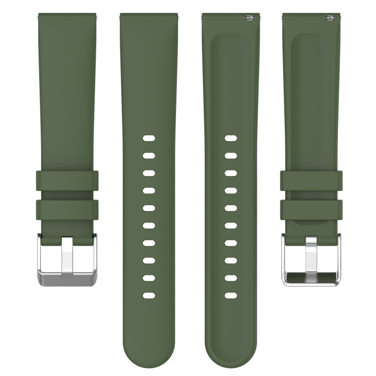 For Samsung Galaxy Watch 6 Classic 47mm 20mm Smooth Solid Color Silicone Watch Band(Beige) - free shipping - PMC TechLife - Order now!