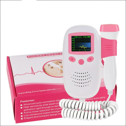 RZ-100S9 LED Fetal Doppler Ultrasound Sound Baby Heartbeat Detector Monitor Digital Prenatal Pocket Fetal Doppler Stethoscope - Heart Rate Monitoring by PMC Jewellery | Online Shopping South Africa | PMC Jewellery