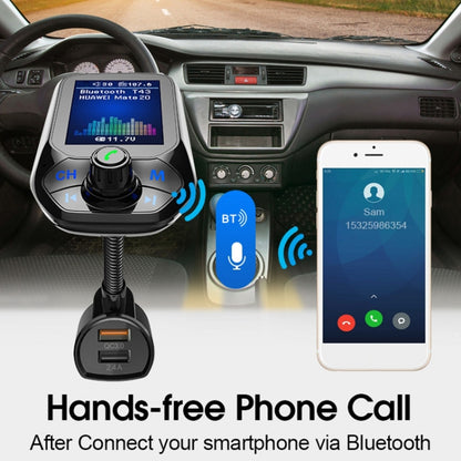 T43 Car Bluetooth Mp3 Multi-function Large Color Screen QC3.0 Bluetooth Car Charge Lossless Car Bluetooth Player - Bluetooth Car Kits by PMC Jewellery | Online Shopping South Africa | PMC Jewellery