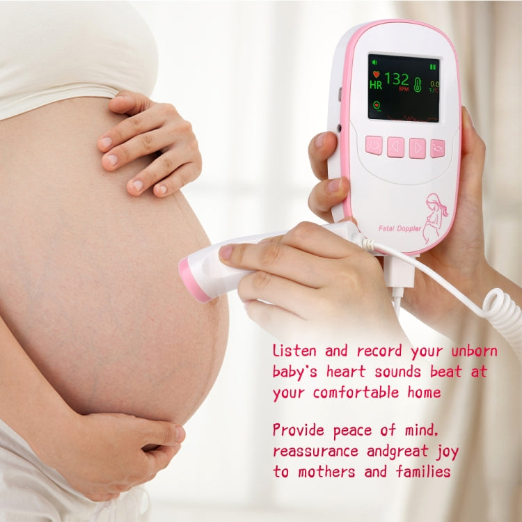 FD20P Fetal Doppler Ultrasound Baby Heartbeat Detector Monitor - Heart Rate Monitoring by PMC Jewellery | Online Shopping South Africa | PMC Jewellery