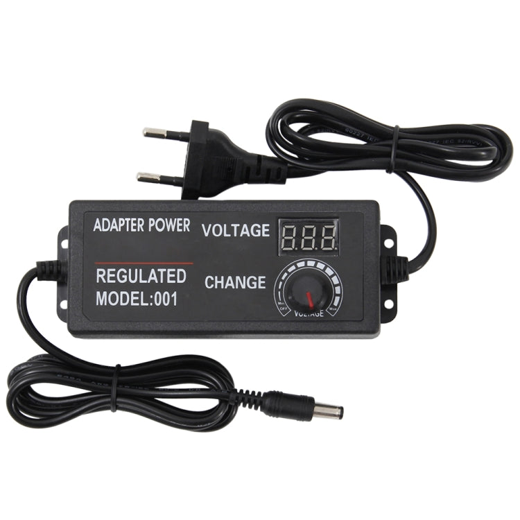AC To DC Adjustable Voltage Power Adapter Universal Power Supply Display Screen Power Switching Charger EU, Output Voltage:3-12-5A - Power Supplies by PMC TechLife | Online Shopping South Africa | PMC TechLife