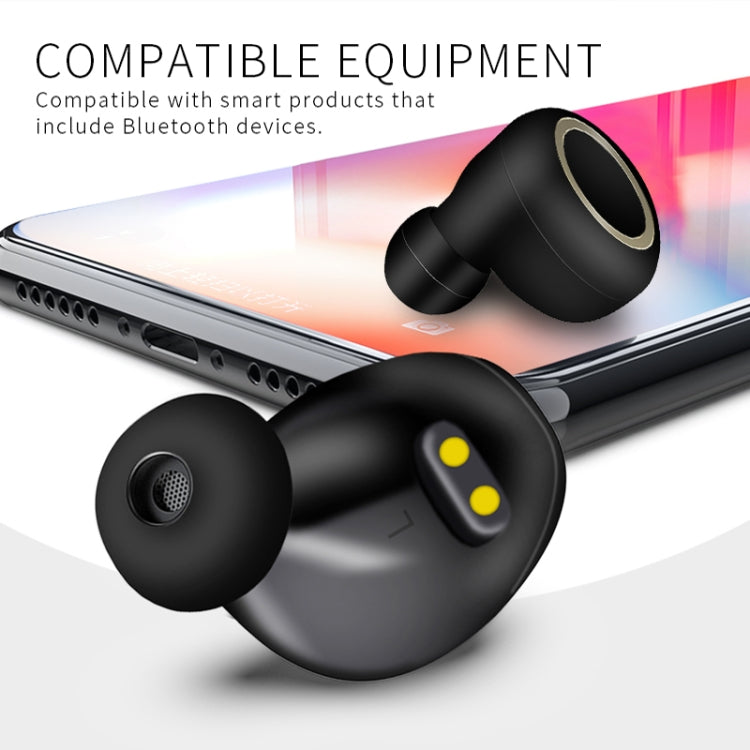 TWS-A1 TWS Bluetooth 5.0 Mini Invisible Sports Music Earphone with Charging Box & Microphone (White) - TWS Earphone by PMC TechLife | Online Shopping South Africa | PMC TechLife