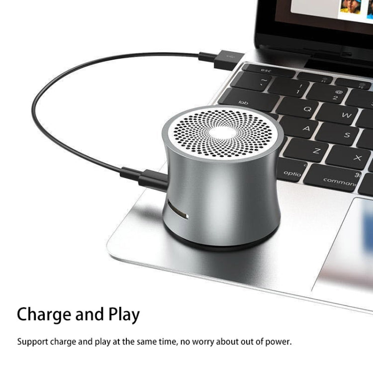 EWA A104 Bluetooth Speaker MP3 Player Portable Speaker Metallic USB Input MP3 Player Stereo Multimedia Speaker(Rose Gold) - free shipping - PMC TechLife - Order now!