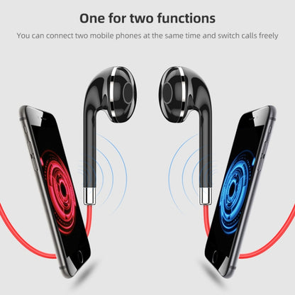 BT313 Magnetic Earbuds Sport Wireless Headphone Handsfree bluetooth HD Stereo Bass Headsets with Mic(Red) - Sport Earphone by PMC Jewellery | Online Shopping South Africa | PMC Jewellery