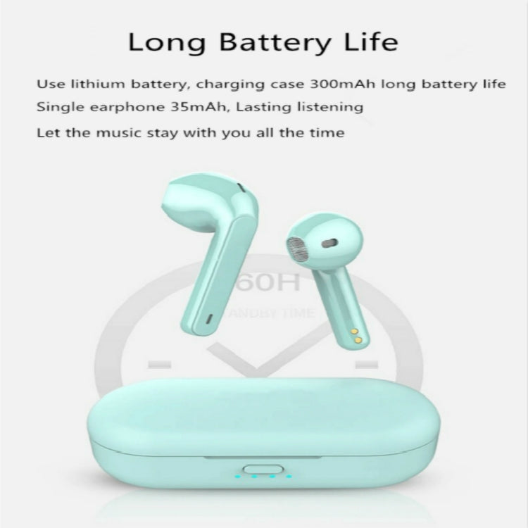 Fineblue TWSL8 TWS Wireless Bluetooth Earphone(Green) - TWS Earphone by Fineblue | Online Shopping South Africa | PMC Jewellery | Buy Now Pay Later Mobicred