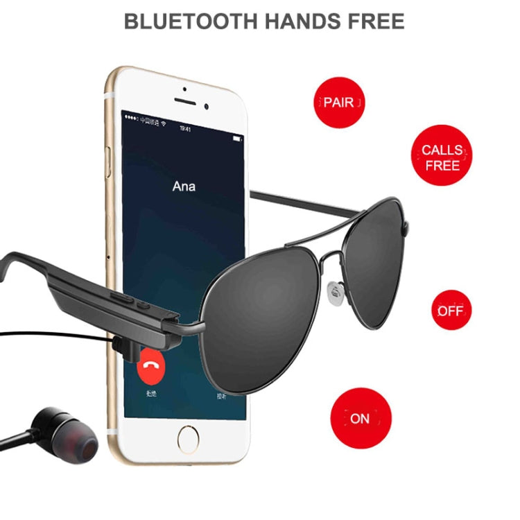 A8 Wireless Earphone Bluetooth Headset Sunglasses Music Headphones Smart Glasses Earbud Hands-free with Mic - Bluetooth Earphone by PMC Jewellery | Online Shopping South Africa | PMC Jewellery