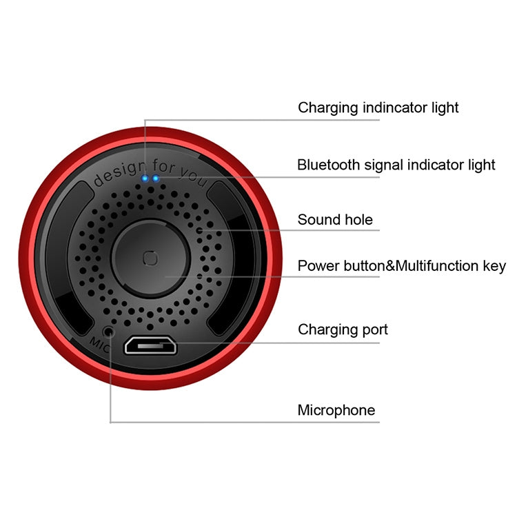 M9 Bluetooth5.0 Subwoofer Portable Speaker Aluminium Alloy Body Music Player(Black) - Mini Speaker by PMC TechLife | Online Shopping South Africa | PMC TechLife
