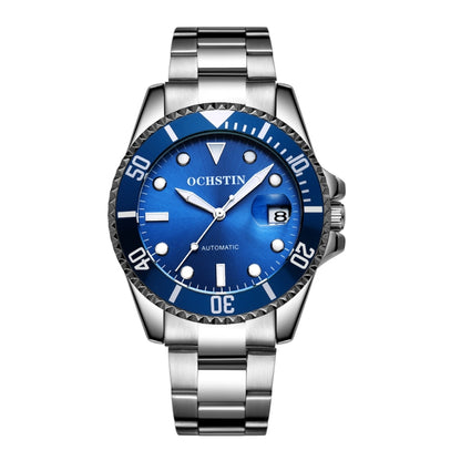 OCHSTIN 6126 Water Ghost Full Automatic Solid Stainless Steel Men Mechanical Watch Waterproof Night Light(Blue) - Sport Watches by OCHSTIN | Online Shopping South Africa | PMC Jewellery | Buy Now Pay Later Mobicred