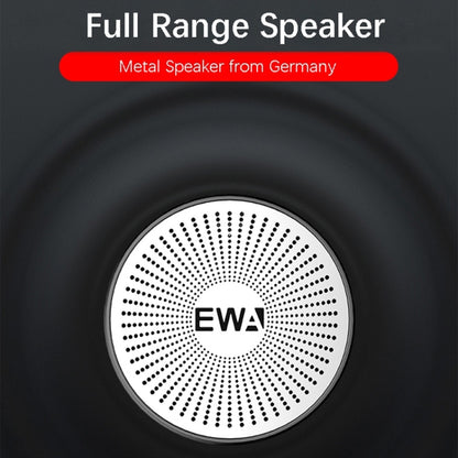 EWA A103 Portable Bluetooth Speaker Wireless Heavy Bass Bomm Box Subwoofer Phone Call Surround Sound Bluetooth Shower Speaker(Silver) - Mini Speaker by EWA | Online Shopping South Africa | PMC Jewellery