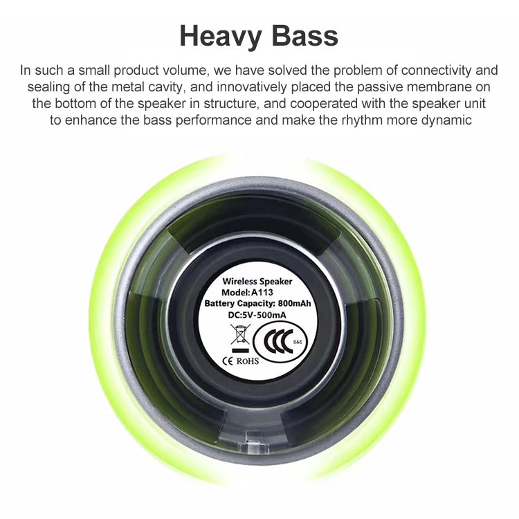 EWA A113 Portable Super Mini Bluetooth Speaker Wireless Bass Subwoofer Boom Box Speakers(Dark Grey) - free shipping - PMC TechLife - Order now!