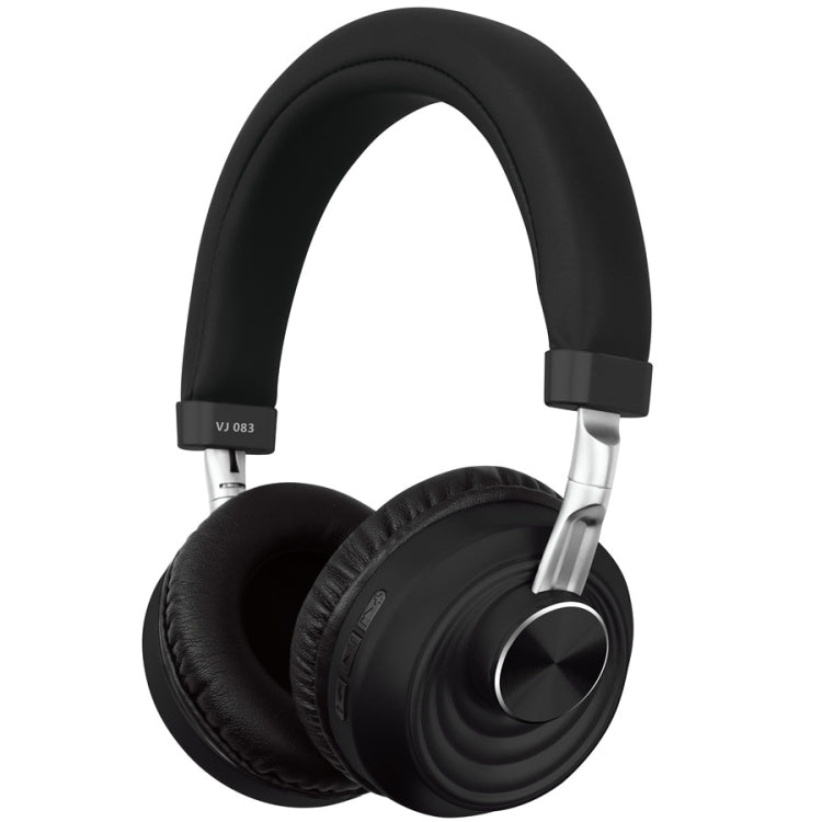 VJ083 Folding Wireless Headset Bluetooth Competitive Game Music Sports Plug Cartoon Wireless Headset(Black) - Headset & Headphone by PMC TechLife | Online Shopping South Africa | PMC TechLife