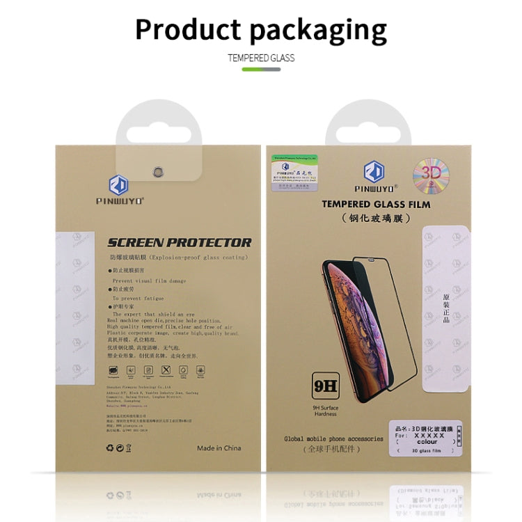 For Galaxy S20 Plus PINWUYO 9H 3D Hot Bending Tempered Glass Film(Black) - Galaxy Tempered Glass by PINWUYO | Online Shopping South Africa | PMC TechLife | Buy Now Pay Later Mobicred