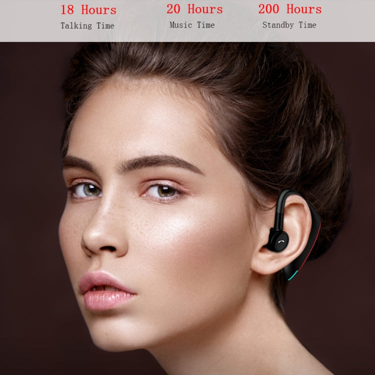 F900 Mini Earhook 180�� Freely Rotating Wireless Bluetooth 5.0 Earphone Car Handsfree Call Headphone(Black Gray) - Bluetooth Earphone by PMC TechLife | Online Shopping South Africa | PMC TechLife