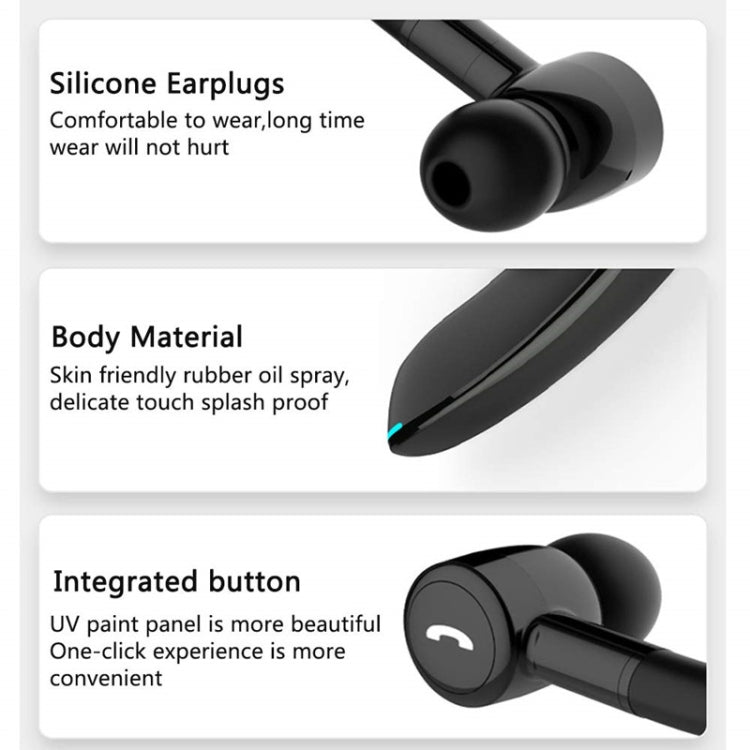 F900 Mini Earhook 180�� Freely Rotating Wireless Bluetooth 5.0 Earphone Car Handsfree Call Headphone(Red) - Bluetooth Earphone by PMC TechLife | Online Shopping South Africa | PMC TechLife