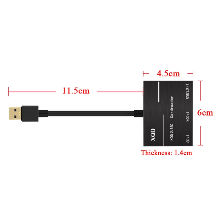 Onten 5212B USB3.0 To XQD + SD Card High-Speed Card Reader -  by Onten | Online Shopping South Africa | PMC TechLife | Buy Now Pay Later Mobicred