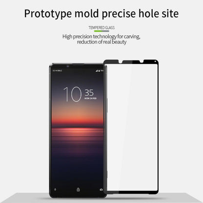 For Sony Xperia 1 II PINWUYO 9H 2.5D Full Screen Tempered Glass Film(Black) - Sony Tempered Glass by PINWUYO | Online Shopping South Africa | PMC Jewellery | Buy Now Pay Later Mobicred