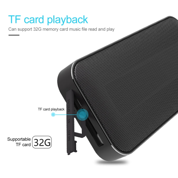 AEC BT-205 Portable Wireless Bluetooth Speaker Stereo Music Loudspeaker Built-in Microphone, Support TF Card(White) - free shipping - PMC TechLife - Order now!