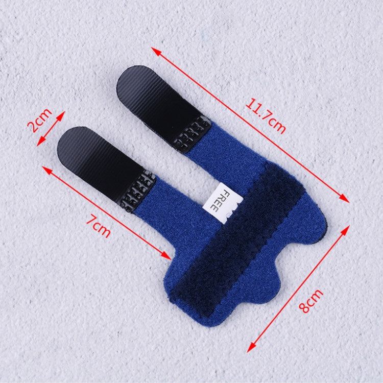 Aluminium Plate Finger Correction Sleeve Fixing Belt Finger Fracture Fixing Splint(Blue) - Corrector by PMC Jewellery | Online Shopping South Africa | PMC Jewellery