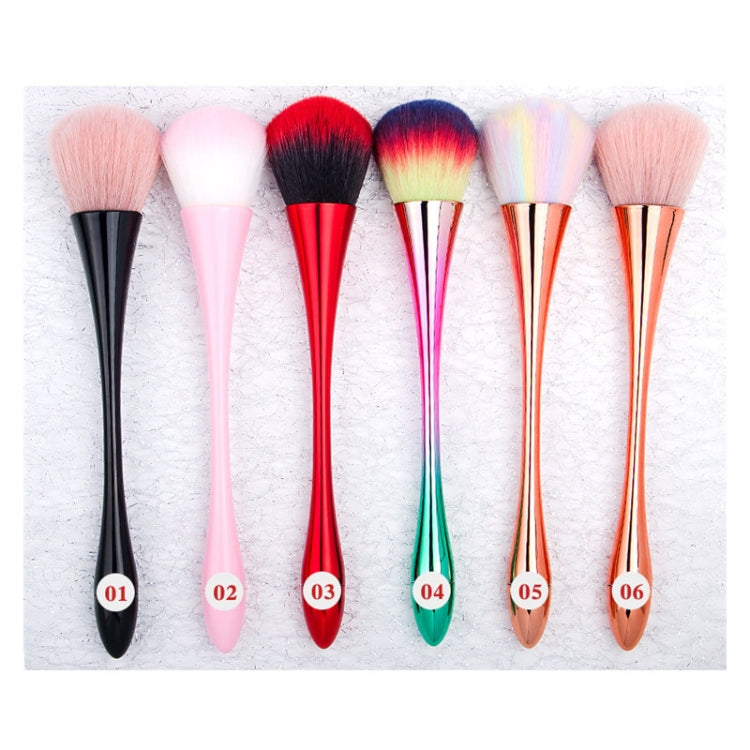 Nail Dust Cleaning Brush Nail Glitter Remover UV Gel Powder Removal Acrylic Nail Brushes Manicure Tools Rose Gold - Nail Art Equipment by PMC Jewellery | Online Shopping South Africa | PMC Jewellery