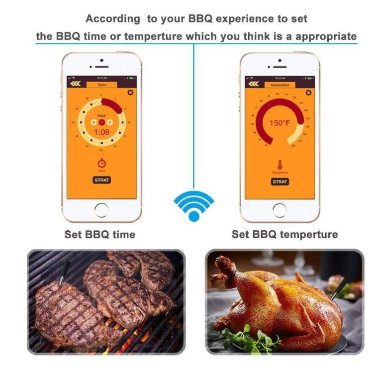 BBQ Kitchen Wireless Bluetooth Smart Food Oven Thermometer - free shipping - PMC TechLife - Order now!