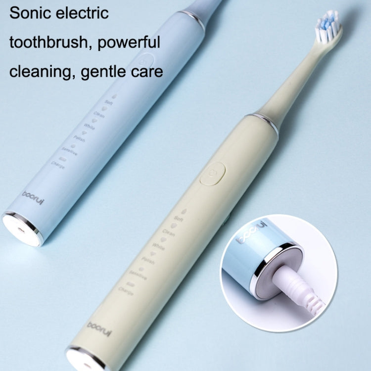 Boorui BR-Z5 USB Fast Charge Soft Toothbrush 5 Gear Sonic Electric Toothbrush(Pink) - Hair Care by Borui | Online Shopping South Africa | PMC Jewellery