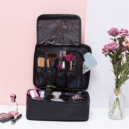 Cosmetic Bag Large Capacity Simple Wash Bag Travel Waterproof Portable Cosmetic Storage Bag, Style:Pocket(Black) - Storage Boxes by PMC Jewellery | Online Shopping South Africa | PMC Jewellery