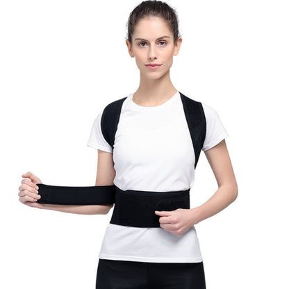 Kyphosis Correction Belt Spine Back Fixation Belt Correction Clothing, Size:L(Black) - Corrector by PMC Jewellery | Online Shopping South Africa | PMC Jewellery