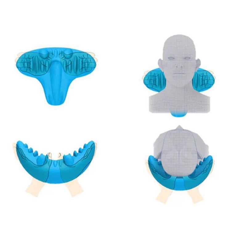Acupressure Massage Pillow C-Rest Neck Cervical Shoulder Muscle Relaxer High Density Memory Foam Pillow Tools - Cushions & Pillows by PMC TechLife | Online Shopping South Africa | PMC TechLife | Buy Now Pay Later Mobicred