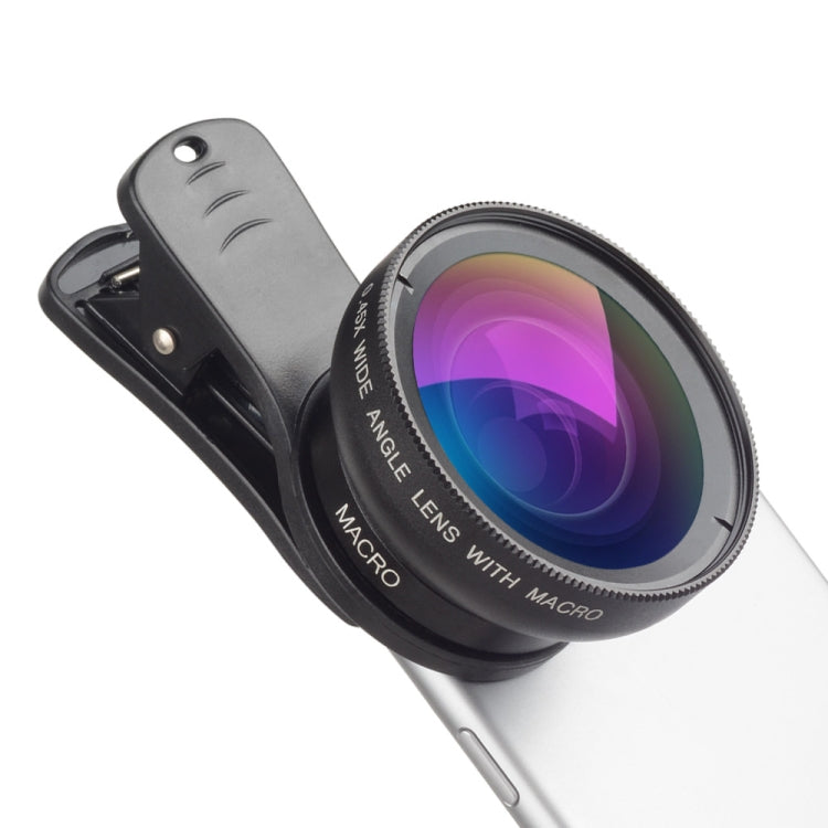 0.45X Ultra Wide Macro Combination Phone Lens with Clip(APL-0.45XWM) - free shipping - PMC TechLife - Order now!