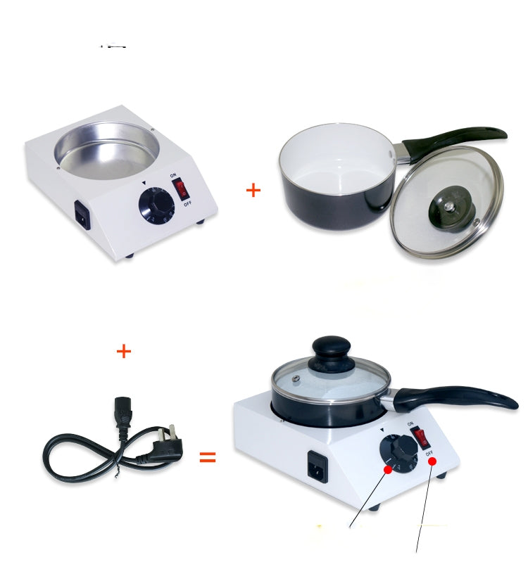 Chocolate Melting Machine With Adjustable Thermostat Melting Wax Machine, Size:29x22x19cm(White) - free shipping - PMC TechLife - Order now!