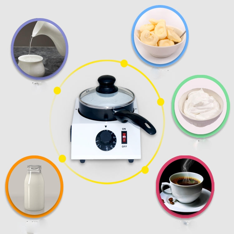 Chocolate Melting Machine With Adjustable Thermostat Melting Wax Machine, Size:29x22x19cm(White) - free shipping - PMC TechLife - Order now!