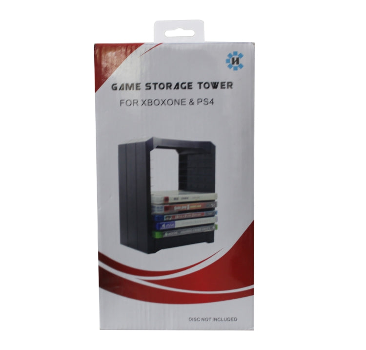 Disc Holder Game Accessories Storage Box for PS4 Accessories / Host Panel / Game Discs - Holder by PMC TechLife | Online Shopping South Africa | PMC TechLife