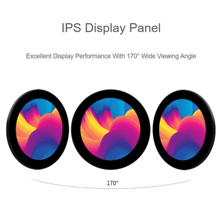 Waveshare 3.4 inch DSI Round Touch Display, 800 × 800, IPS, 10-Point Touch - LCD & LED Display Module by Waveshare | Online Shopping South Africa | PMC Jewellery