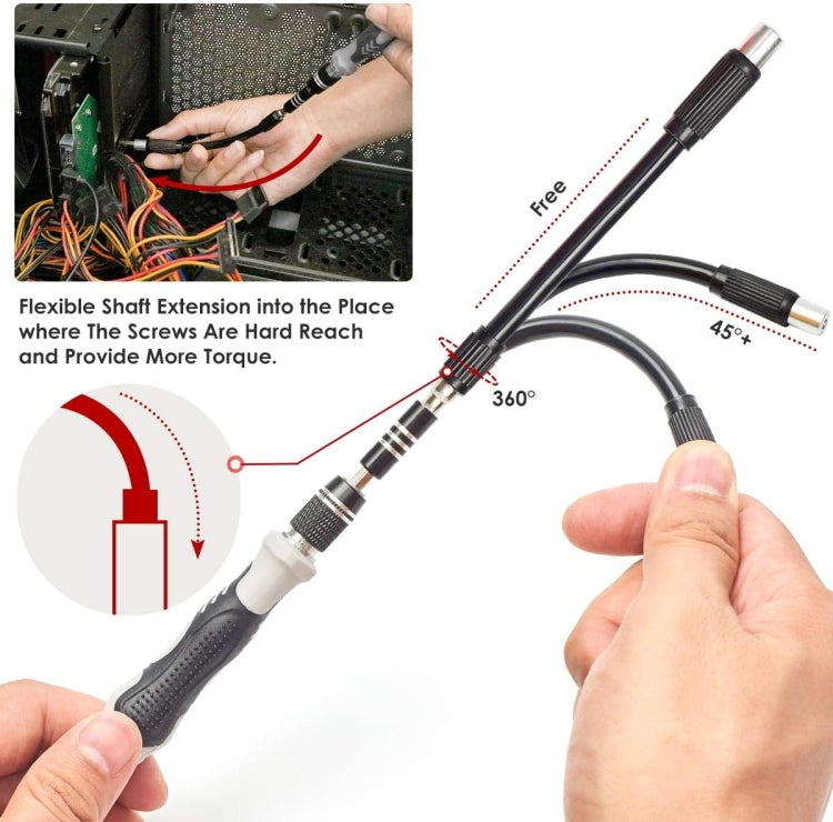 110 in 1 Magnetic Plum Screwdriver Mobile Phone Disassembly Repair Tool(Black) - Screwdriver Set by PMC TechLife | Online Shopping South Africa | PMC TechLife