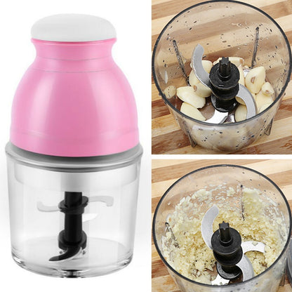 Portable Mixing Cup Electric Soy Milk Juicer Multi-function Cooking Machine Home Meat Grinder(Pink) - Electric juicers by PMC Jewellery | Online Shopping South Africa | PMC Jewellery