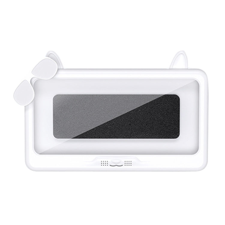 Bathroom Waterproof Mobile Phone Holder Bathing Watch TV Removable Touch Screen Phone Case(White) - Hand-Sticking Bracket by PMC TechLife | Online Shopping South Africa | PMC TechLife